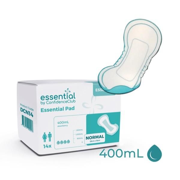 ConfidenceClub Unisex Pad Reg/Normal 400ml Pk14