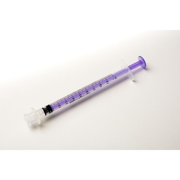 Medicina 1mL Purple Low Dose Single Use ENFit Enteral Syringe