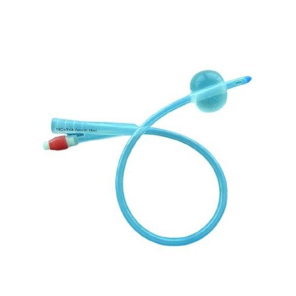 Endoflow 16Fr Foley Balloon Catheter 2 way Silicone 5ml Box 10