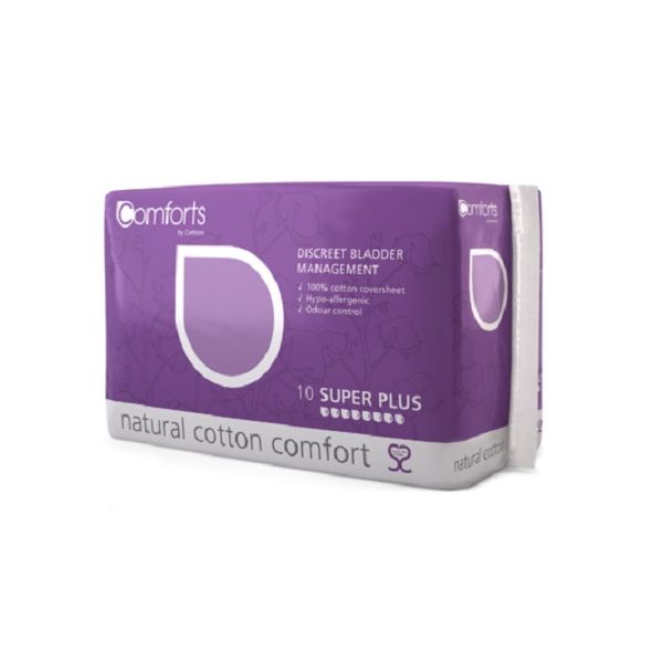 Comforts Super Plus Pads 10's 750ml