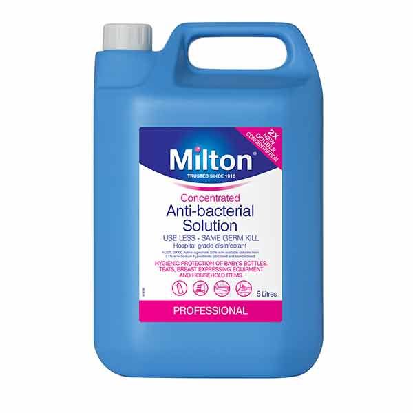 Milton 5Ltre 2% Double Concentration