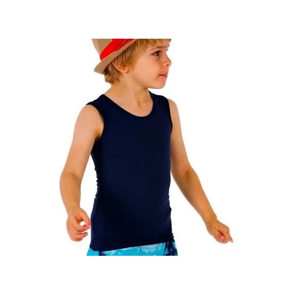Jettproof Sensory Singlet Boys Size 18 Navy