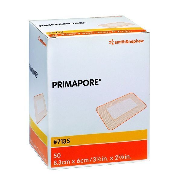 Primapore And Melolin Adhesive Dressing 6x8.3cm
