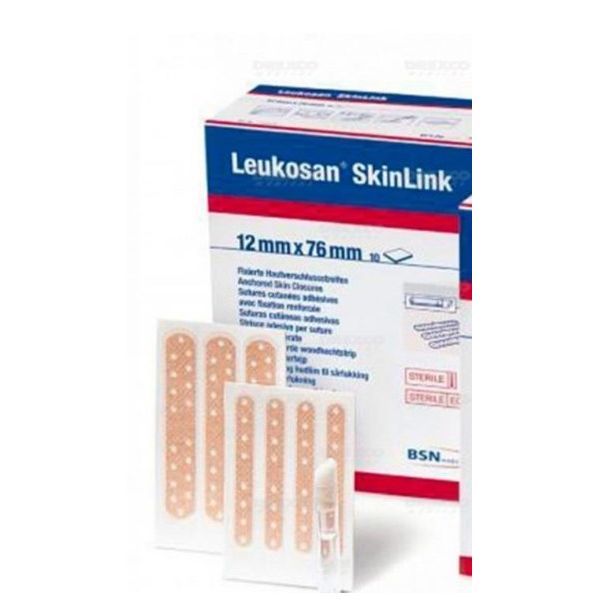 Leukosan SkinLink Wound Strip 12x76mm