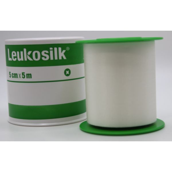 Leukosilk Hypoallergenic Tape 5cmx5m - Image 2