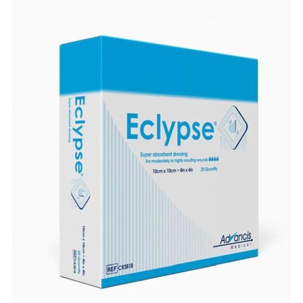 Eclypse High Absorbent Dressing 10x10cm Box 20