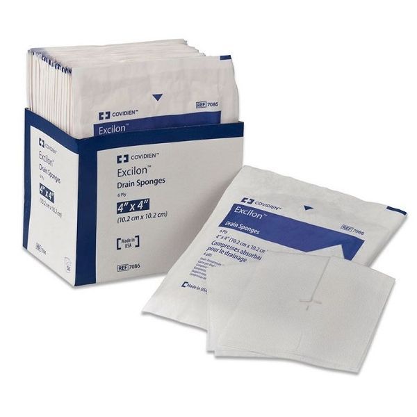 Tyco (Excilon) Split Drain Sponge 10x10cm pk2