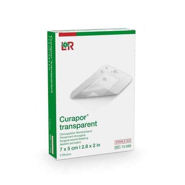 Curapor Transparent Dressing 5x7cm Box 50