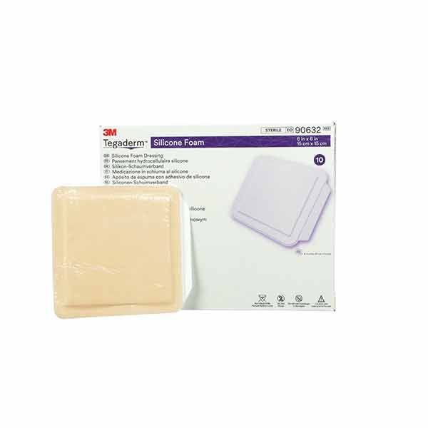 Tegaderm Silicone Foam Dressing 15x15cm
