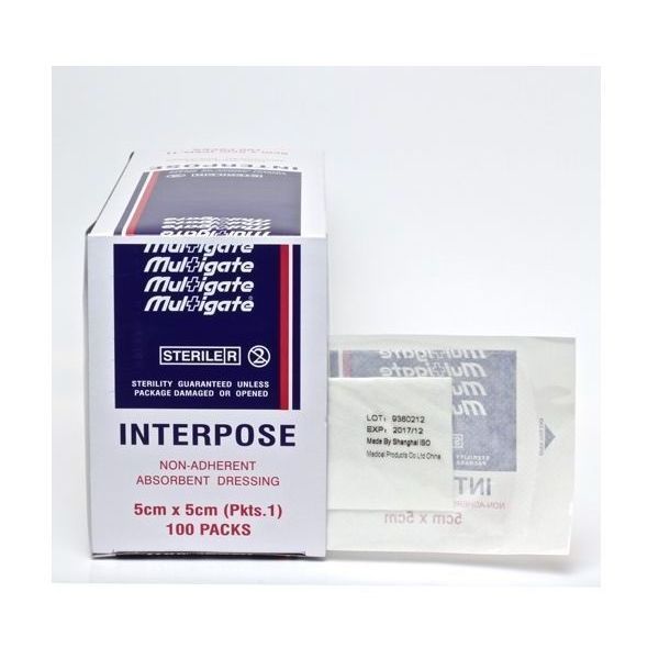 Interpose Non-Adhesive Dressing 5x5cm