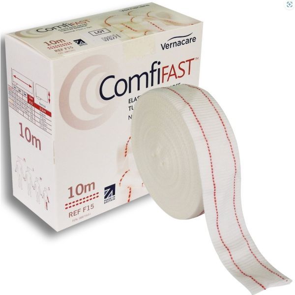 Comfifast Tubular Retention Bandage MultiStretch Small Limb Red 10M