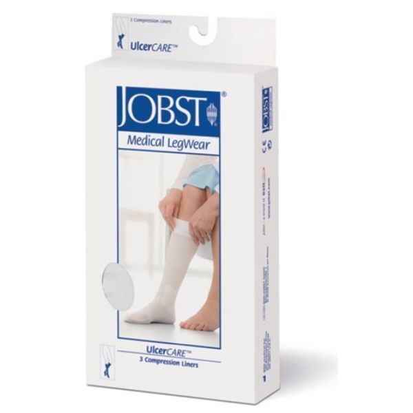 Jobst Ulcercare Replacement Liners Large 10Hg Pk3