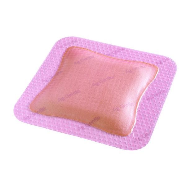 Allevyn Gentle Border Silver Adhesive 12.5x12.5cm