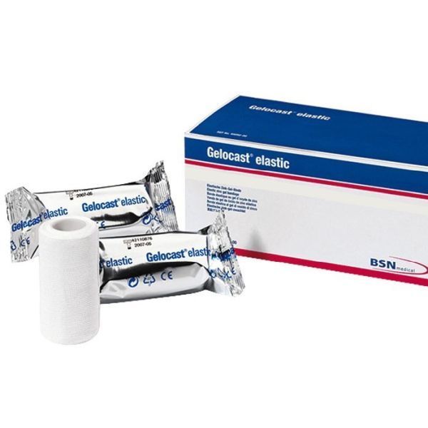 Gelocast Elastic Zinc Paste Bandage 8cmx5m