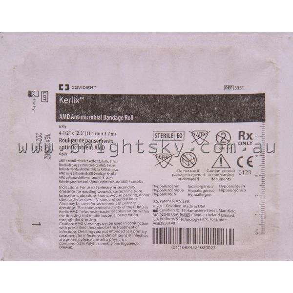 Kerlix Antimicrobial Dressing Sterile 11.4cmx3.7m