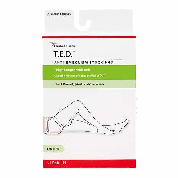 TED Thigh + Belt White Medium Regular Open Toe