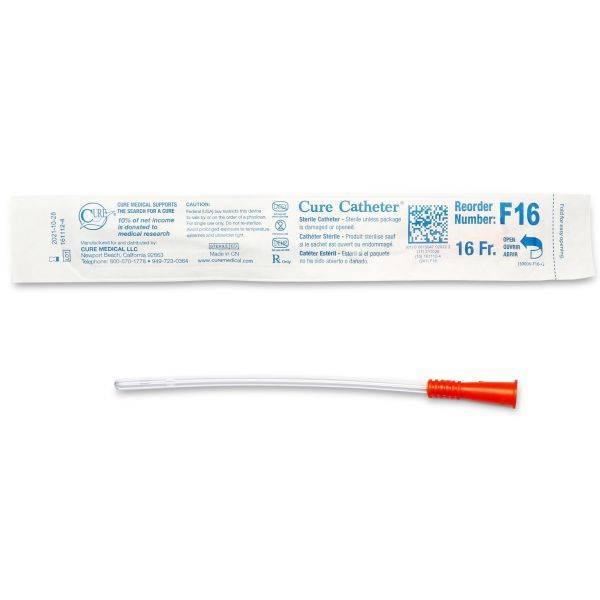 Cure Catheter Uncoated Female FG16