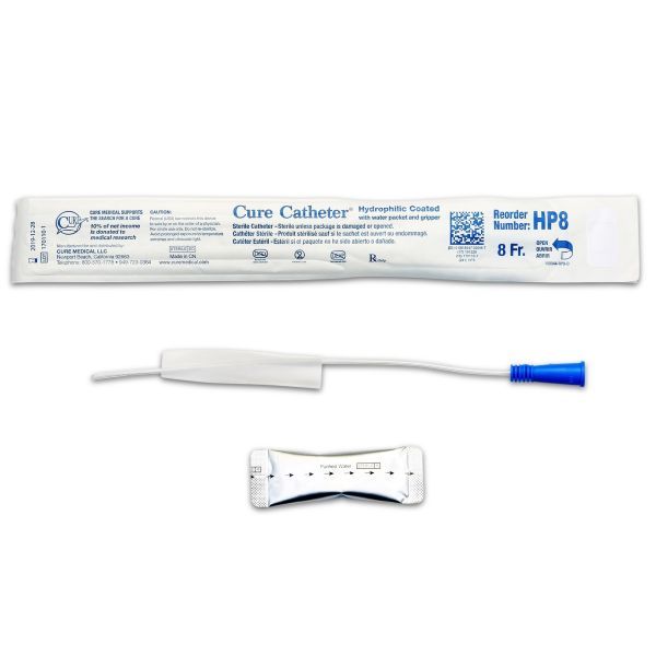Cure Paediatric Hydrophilic Catheter Unisex FG08 Box 30
