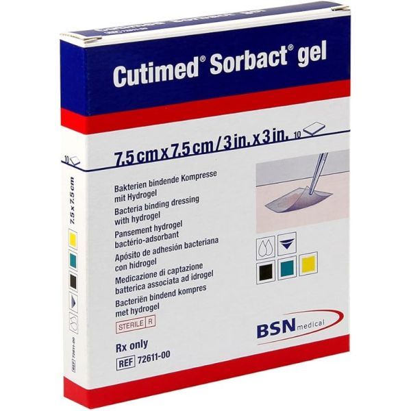 Cutimed Sorbact Gel Dressing 7.5cm x 7.5cm