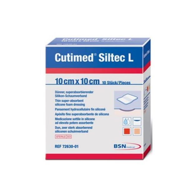Cutimed Siltec B 7.5cm x 7.5cm Sterile