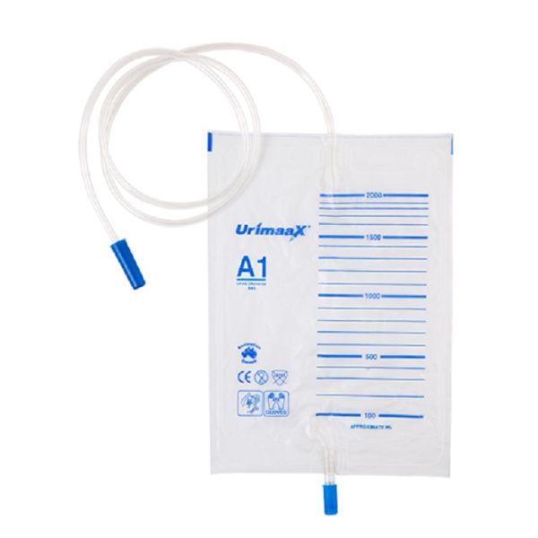 Aaxis A1 Drain Bag Non-Sterile 120cm Tube 2L