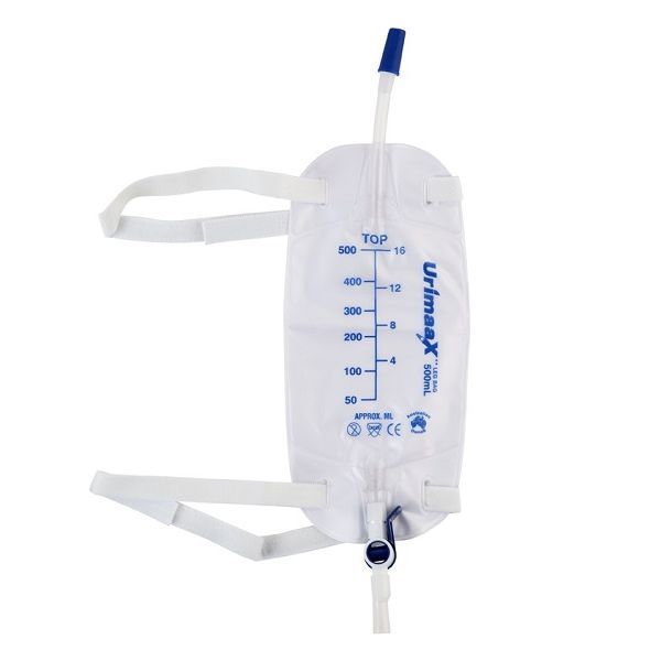 Urimaax Leg Bag Sterile 10cm Flip Tap 500ml