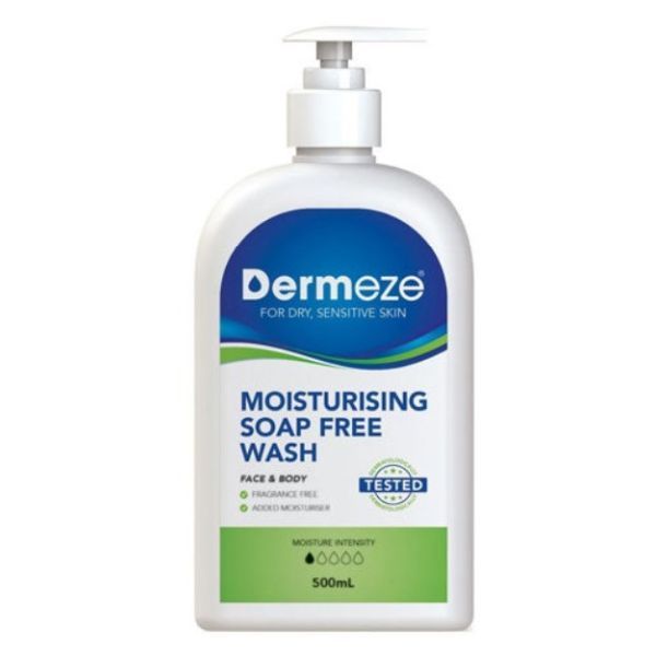 Dermeze Moisturising Soap Free Wash 500ml