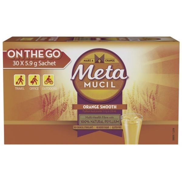 Metamucil Smooth Orange 30 Dose 5.9g Sachet