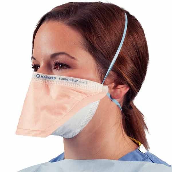 Fluidshield Surgical N95 Respirator Regular Level 3 Box 35