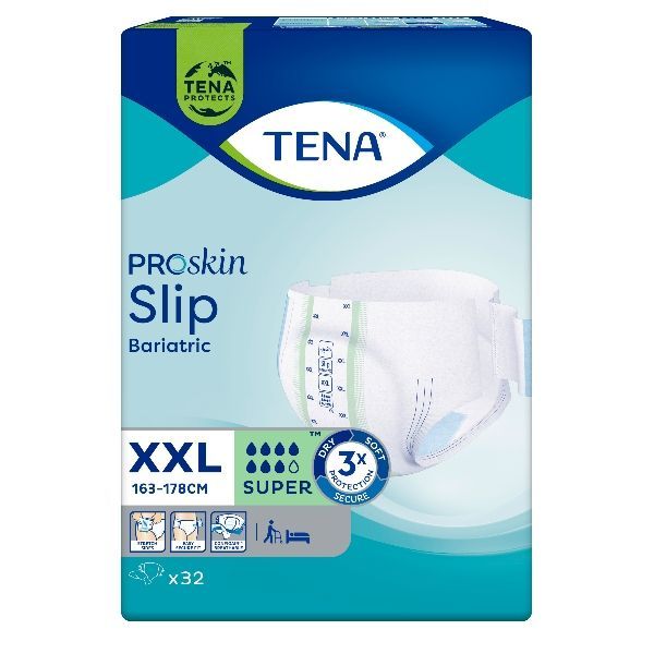 Tena Slip Proskin Bariatric Brief 2XL Maxi 2040ml Pk32