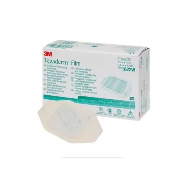 Tegaderm Adhesive Transparent IV Dressing 4.4x4.4cm