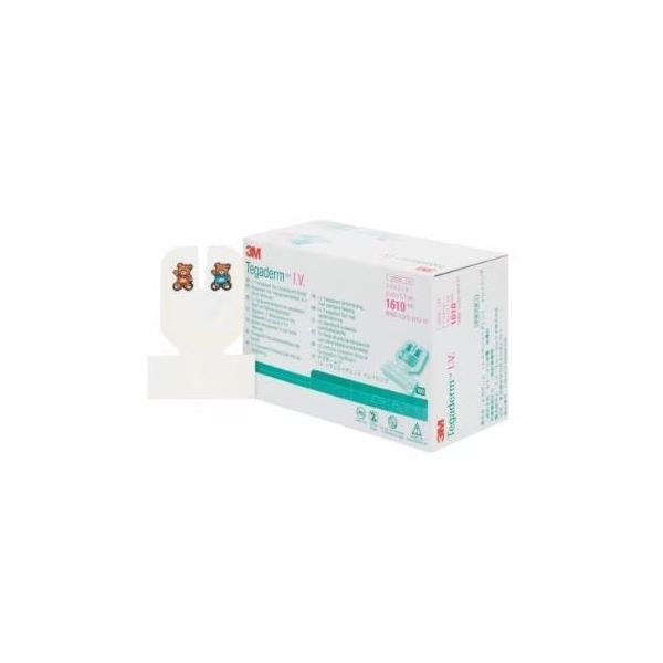Tegaderm Adhesive Paediatric IV Dressing 5x5.7cm