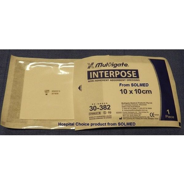 Interpose Non-Adhesive Dressing 10x10cm