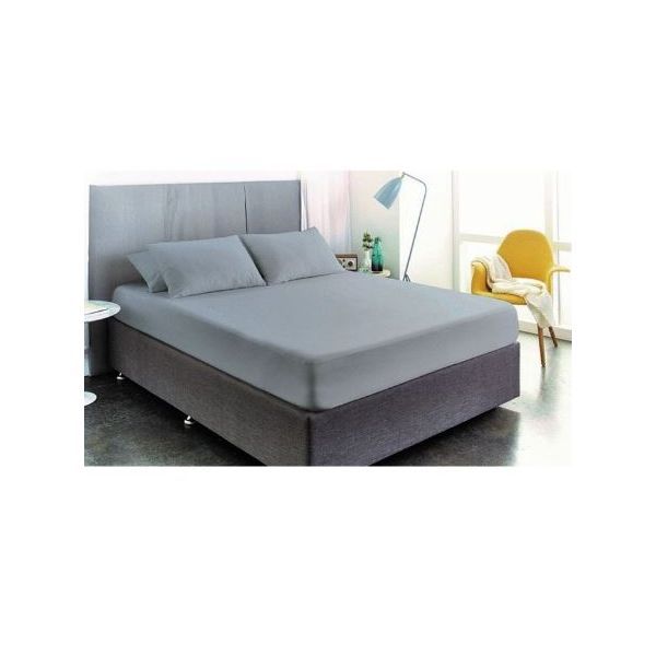 Protect-A-Bed Fusion Flat Sheet Double Charcoal