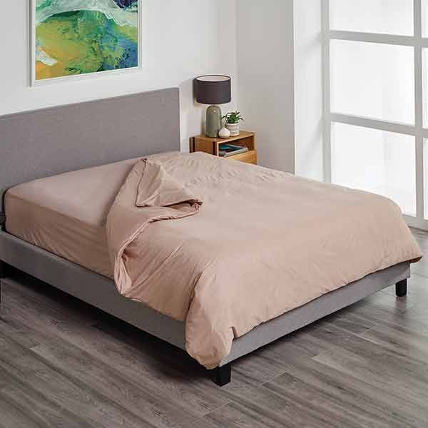 Protect-A-Bed Fusion Quilt Cover Latte Single - Image 2