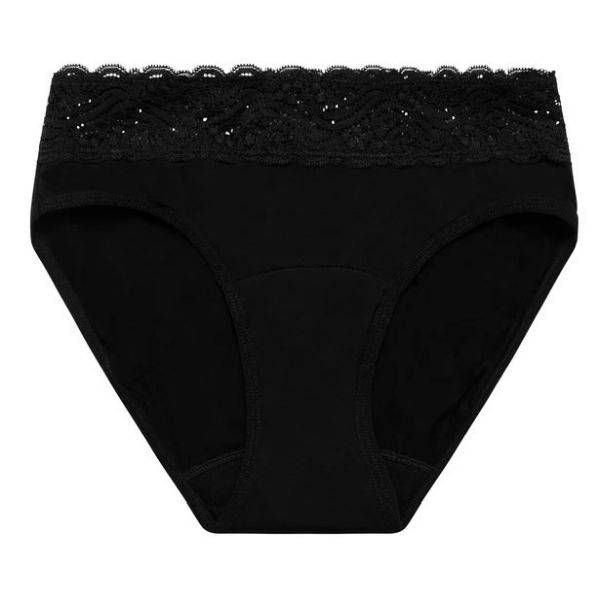 Modibodi Sensual Hi-Waist Brief Ultra Incontinence Black Size 12 - Image 2