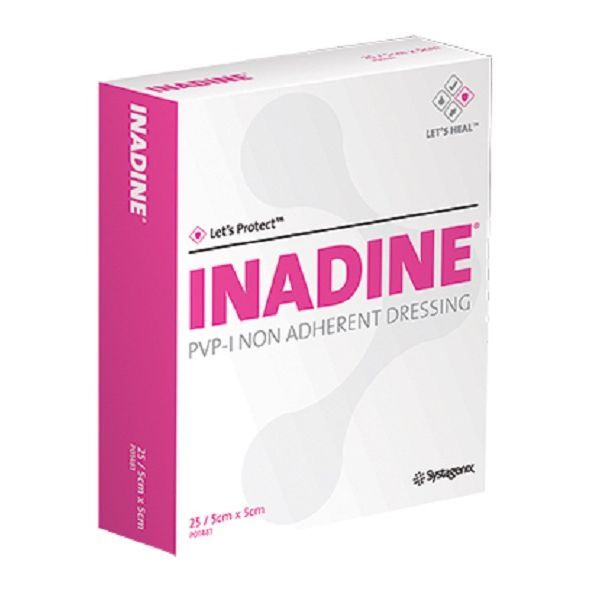 Inadine Non Adhesive Dressing 5x5cm