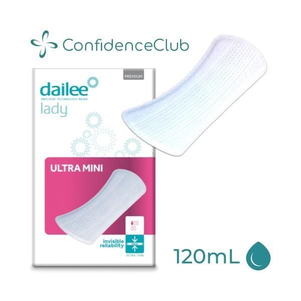 ConfidenceClub Dailee Lady Slim Ultra Mini Pad 120ml Pk28