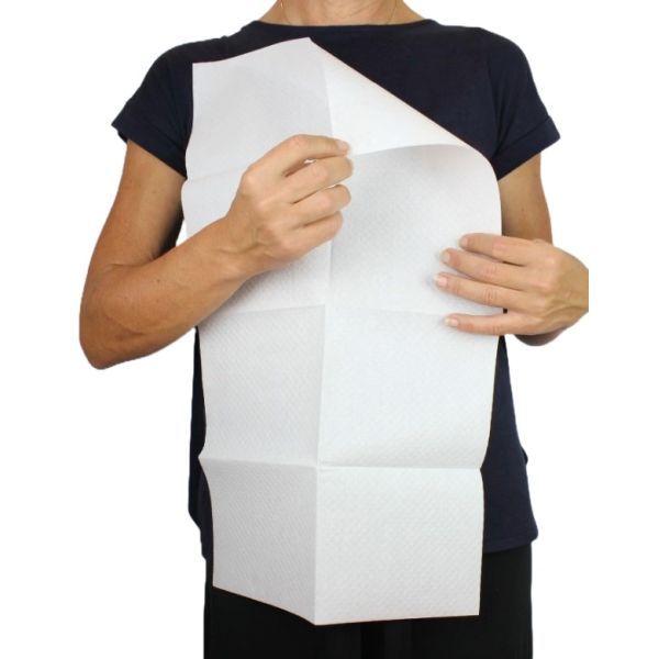 Bibbies Disposable Clothing Protectors 33x50cm White Box 50 - Image 2