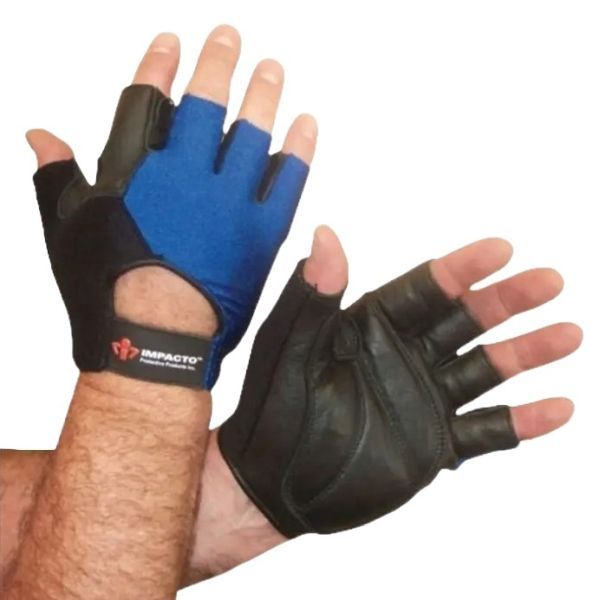 Impacto Sports and Wheelchair Gloves Half Finger Small Pair