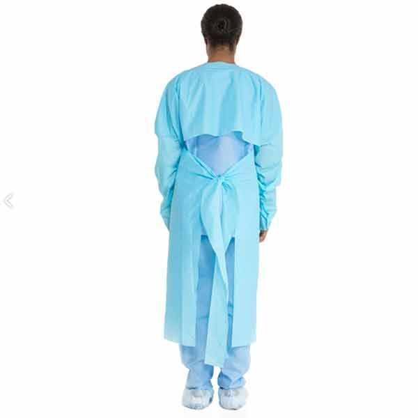 Impervious Thumbs-Up Film Gown with Thumbhooks Blue Regular Pack of 15 - Image 2